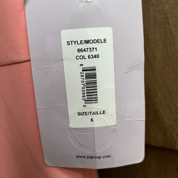 Js Collections Sequence Jamie Bow Jumpsuit, Pink Apricot Wide Leg Size 6 - Picture 9 of 17